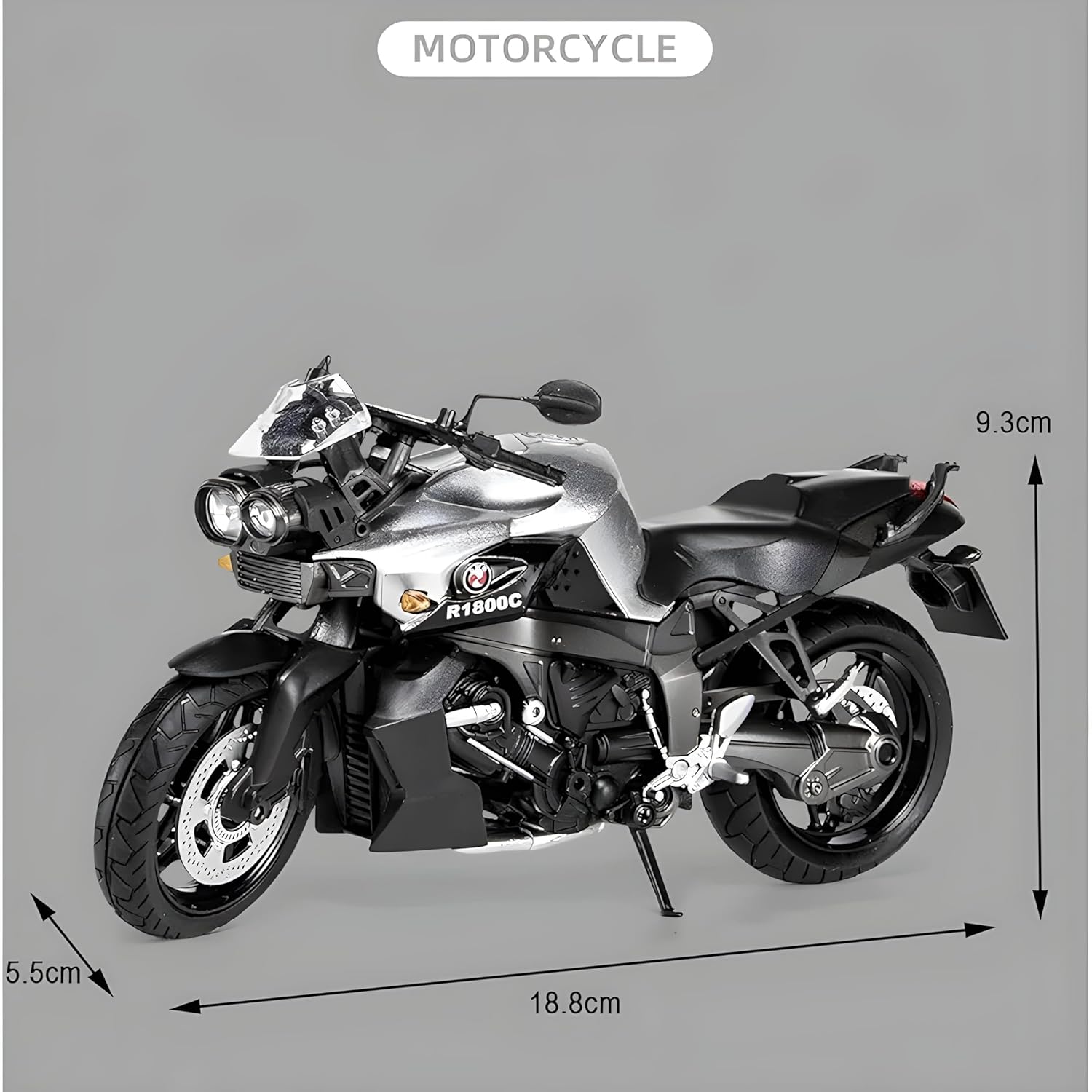 Bmw R1800c  - Diecast Metal Car - Scale 1:24