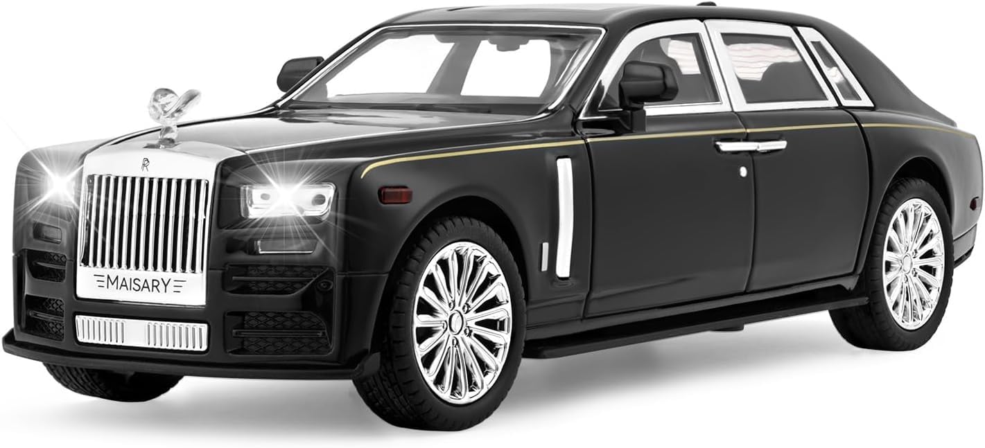 Luxury car model on a white background